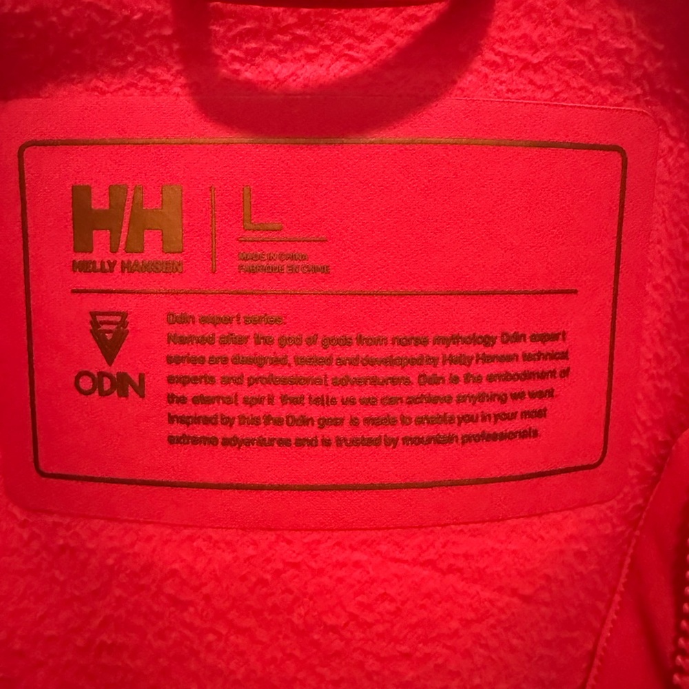Helly Hansen Vibrant Red Crew Jacket - image 4